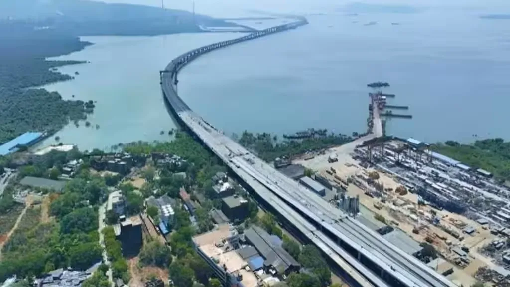 Navi Mumbai’s infra marvel! India’s longest sea bridge project Mumbai Trans Harbour Link nears Jan 2024 deadline